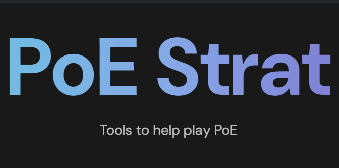 PoE Strat